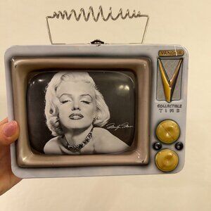 Marilyn Monroe Collectible Small Lunch Tin from TV shaped